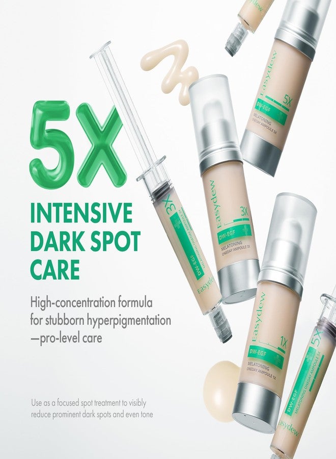 Easydew DW-EGF Melatoning Ampoule 5X - Hydrating Dark Spot Serum with Niacinamide & Glutathione for Uneven Skin - Fast Absorbing Day & Night Ampoule Korean Skin Care (Bottle 1.01 fl oz, EGF 5X) - Image 2